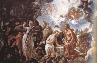 Diego Velazquez Baptism of Christ (df01) Spain oil painting art